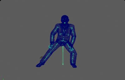 俄罗斯硬汉大帝普京虚拟人 写实政治男性 全身绑定