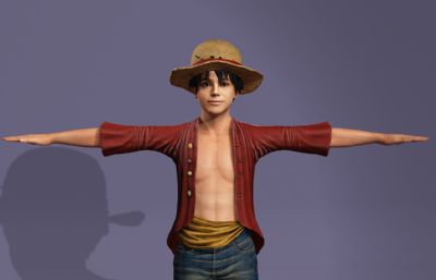 路飞真人版 动漫卡通主角跳舞《极乐净土》