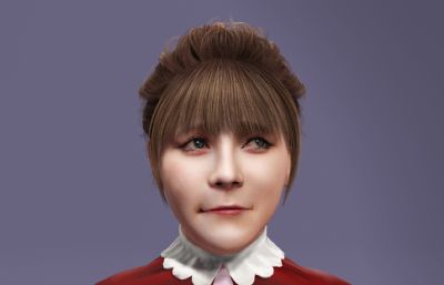 美依礼芽写实模型,比斯姬造型,萝莉数字人跳舞《极乐净土》