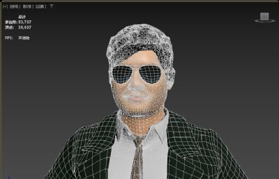 经典港片《英雄本色》发哥 风衣墨镜男神小马哥 数字人