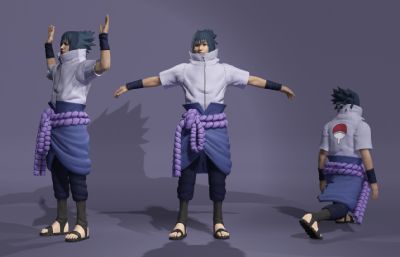 宇智波佐助真人版 抽象忍者虚拟人 男神哥哥