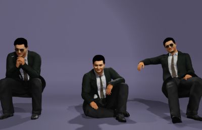 经典港片《英雄本色》发哥 风衣墨镜男神小马哥 数字人