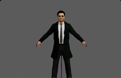 经典港片《英雄本色》发哥 风衣墨镜男神小马哥 数字人