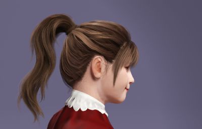 美依礼芽写实模型,比斯姬造型,萝莉数字人跳舞《极乐净土》