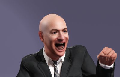 亚马逊创始人贝索斯 光头大亨 直播虚拟人