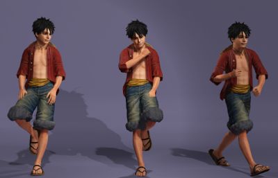 路飞真人版 动漫卡通主角跳舞《极乐净土》