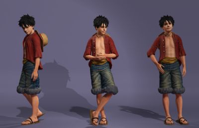 路飞真人版 动漫卡通主角跳舞《极乐净土》