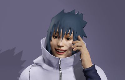 宇智波佐助真人版 抽象忍者虚拟人 男神哥哥