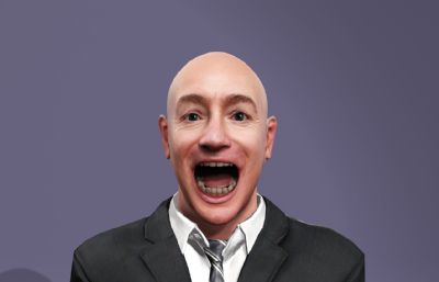 亚马逊创始人贝索斯 光头大亨 直播虚拟人