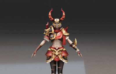 战士男女 游戏男女角色