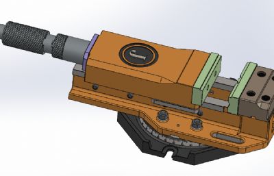 旋转台式台虎钳