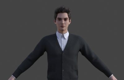 城市精英青年 年轻帅哥人物