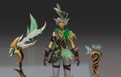 游戏adc 男女弓箭手组合