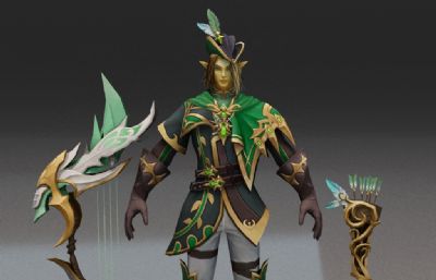 游戏adc 男女弓箭手组合