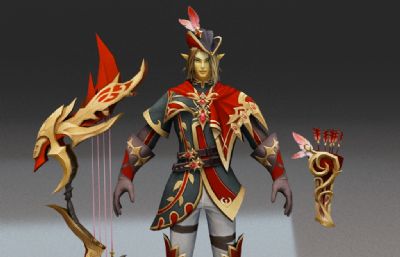 游戏adc 男女弓箭手组合