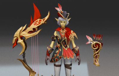 游戏adc 男女弓箭手组合