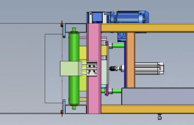 滚筒线定位辅助平台