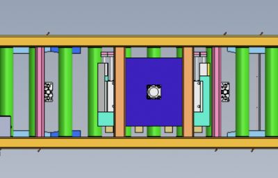 滚筒线定位辅助平台