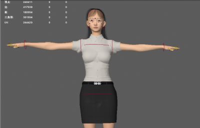 公务员行政专员 写实职业女性 衬衣女青年