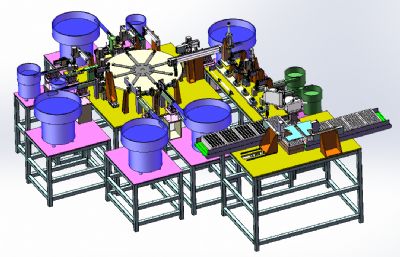 玩具弹药盒自动组装检测设备