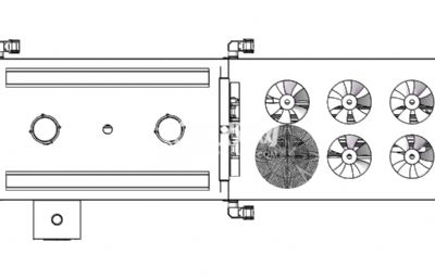 3排隧道炉冷却一体机