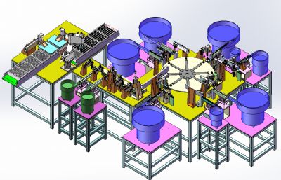 玩具弹药盒自动组装检测设备