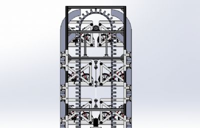 垂直循环自行车停放机构