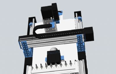 带四轴自动换刀的数控雕刻机