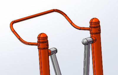太空漫步健身器材模型