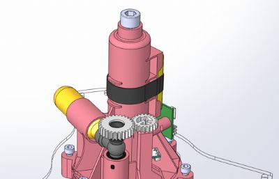 瓶式火箭弹射机构