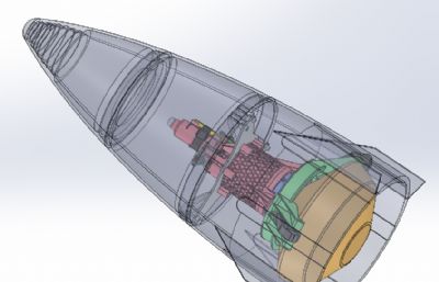瓶式火箭弹射机构