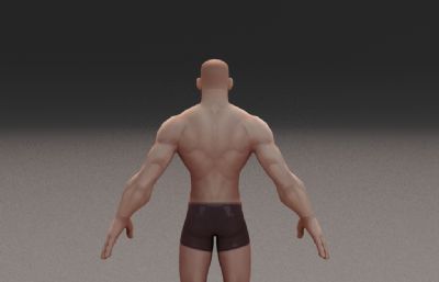 卡通男角色人体