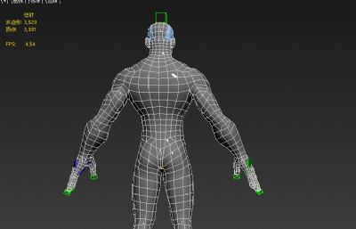 卡通男角色人体