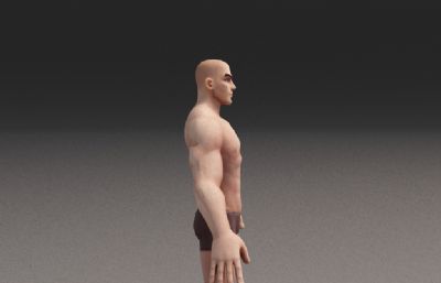 卡通男角色人体