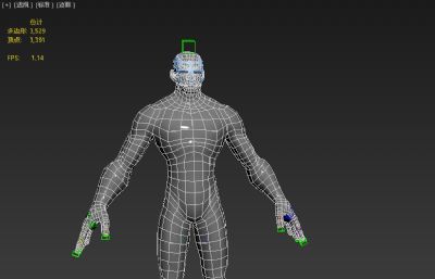 卡通男角色人体