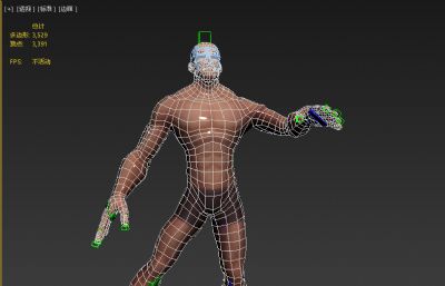 卡通男角色人体