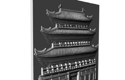 宫殿浮雕模型