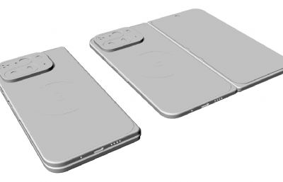 谷歌Pixel 10 Pro Fold手机3D模型