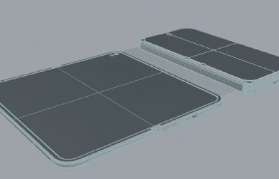 谷歌Pixel 10 Pro Fold手机3D模型