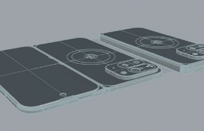 谷歌Pixel 10 Pro Fold手机3D模型