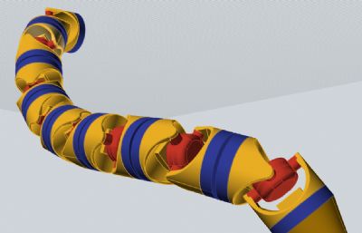 蛇形机器人关节结构