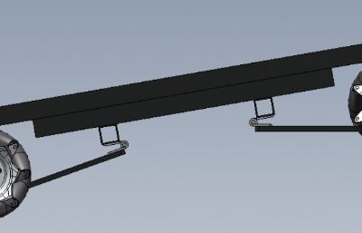 麦克纳姆轮独立悬挂底盘