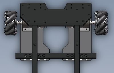 麦克纳姆轮独立悬挂底盘