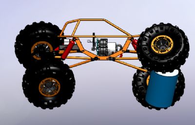 轴向AX10 TCS边缘车架