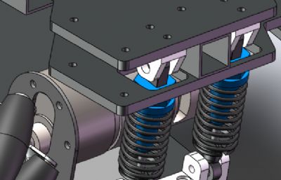 麦克纳姆轮独立悬挂底盘