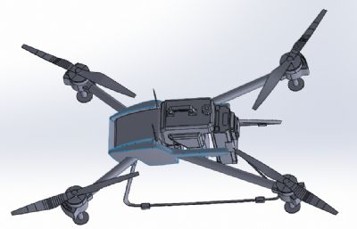 农业植保无人机模型