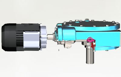两极螺旋蜗轮蜗杆减速机