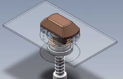 锁具三维模型