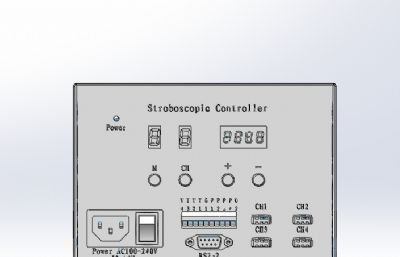嘉励光源控制器JL-APH2-20048-4外壳