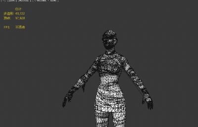 女火木乃伊游戏怪物塌陷模型